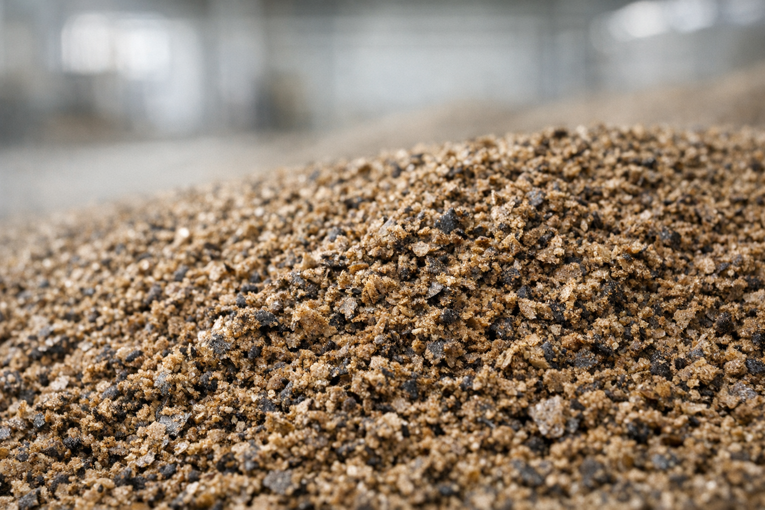 Bulk sunflower meal
